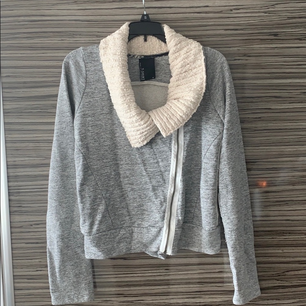 Anthropologie zip up sweater jacket